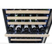 Vinotemp EL-300DSWL Wine Fridge Full of Bottles Photo