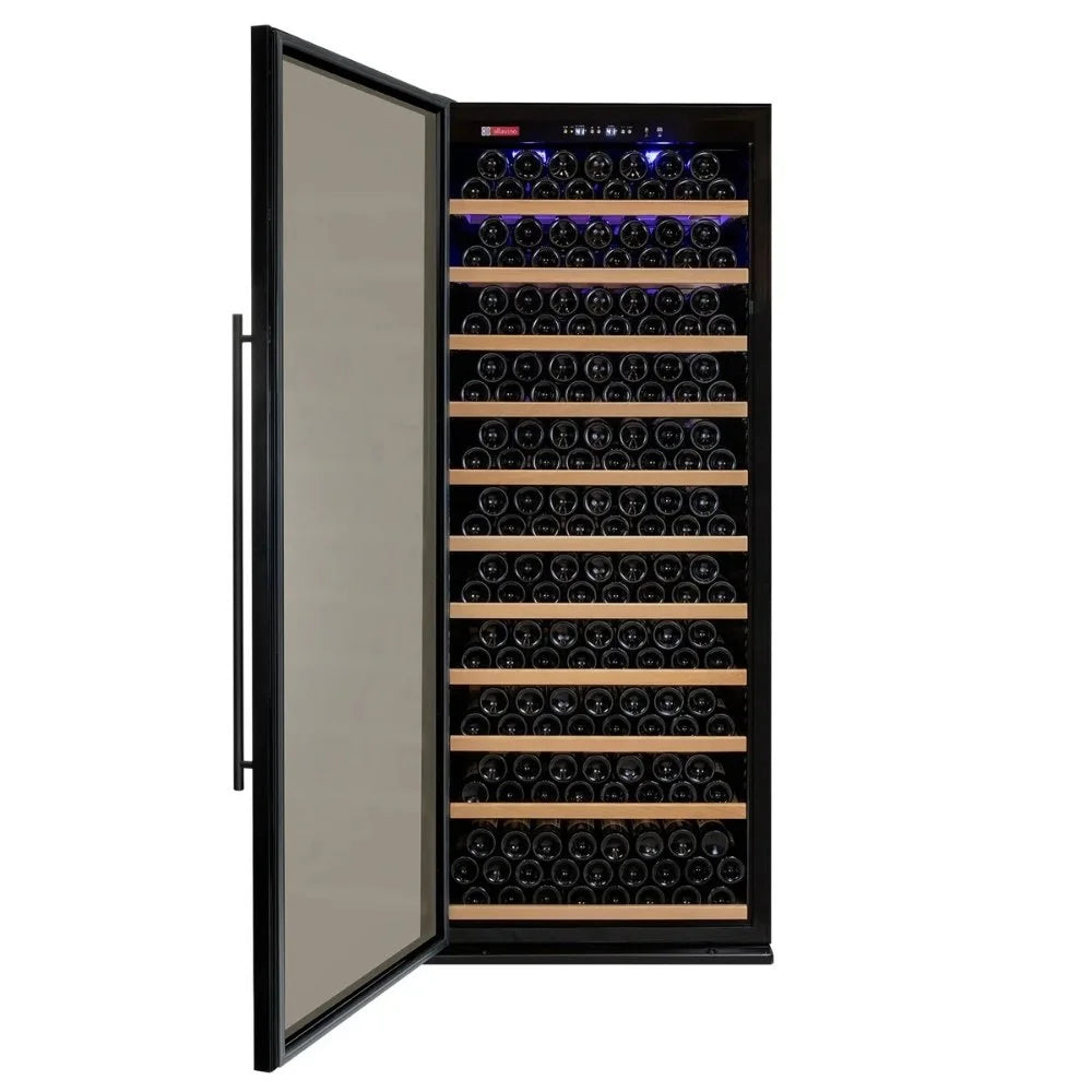 Full Interior Preview of Allavino YHWR305 Wine Cooler With Black Frame and Left Hinge