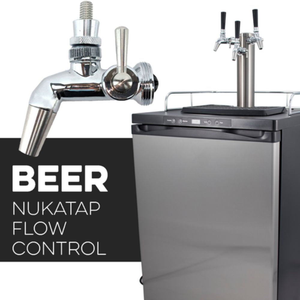 Komos 23-3/4" Freestanding Quad Tap Kegerator