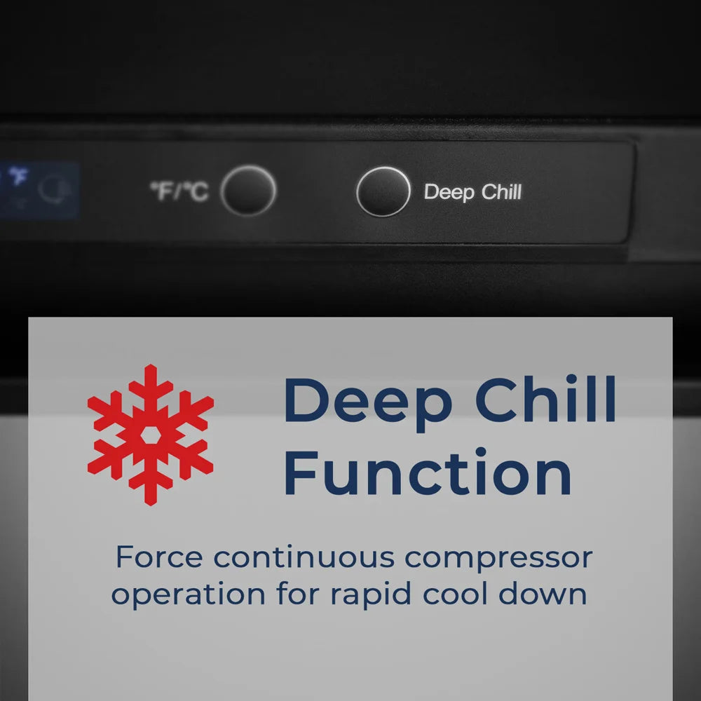 Deep Chill button on the Kegco K309 Single Tap Kegerator forcing continuous compressor run for fast cooling