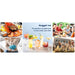 Collage of drinks, seafood and cold relief uses for nugget ice from the Kismile Z5815NH Countertop Ice Maker