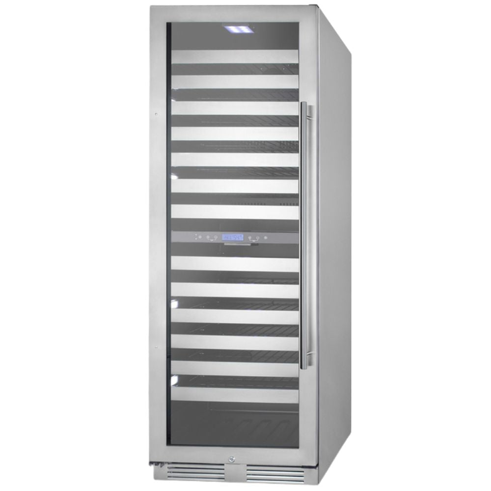 Summit 24" Wide 163 Bottle Dual-Zone Built-In Wine Cooler